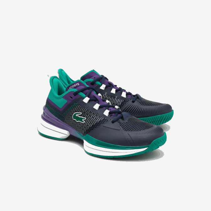 noir turquoise 1s3 V6HV1892 Hommes Lacoste chaussures de tennis ag-lt21 ultra textile