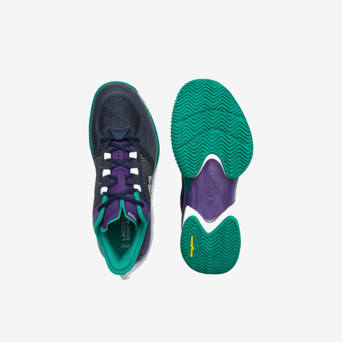 noir turquoise 1s3 V6HV1892 Hommes Lacoste chaussures de tennis ag-lt21 ultra textile