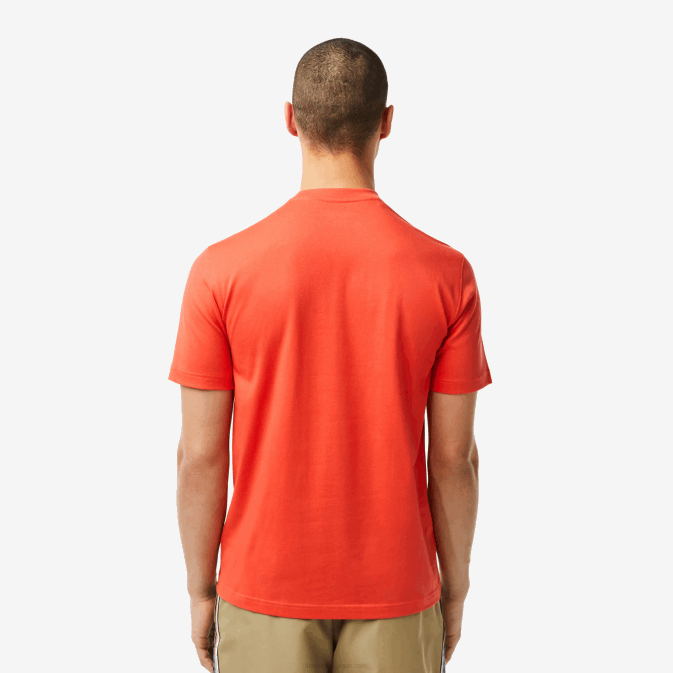 orange 02k V6HV83 Hommes Lacoste t-shirt sport respirant