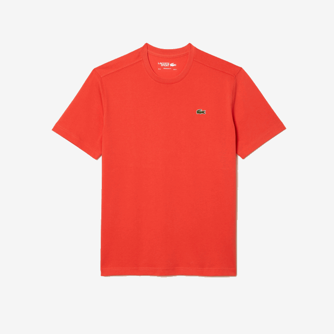orange 02k V6HV83 Hommes Lacoste t-shirt sport respirant