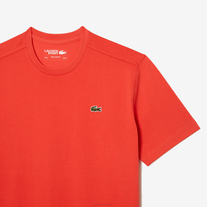 orange 02k V6HV83 Hommes Lacoste t-shirt sport respirant