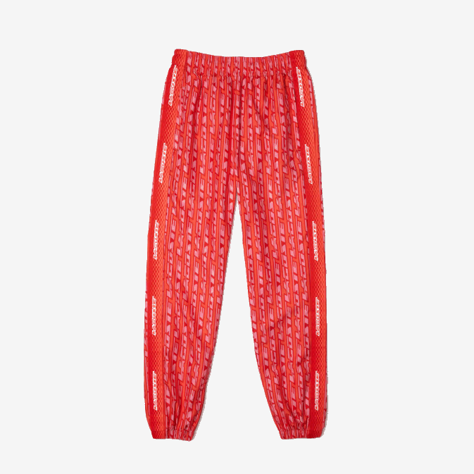 orange rouge rose zi1 V6HV2396 femmes Lacoste pantalon de survêtement avec logo imprimé