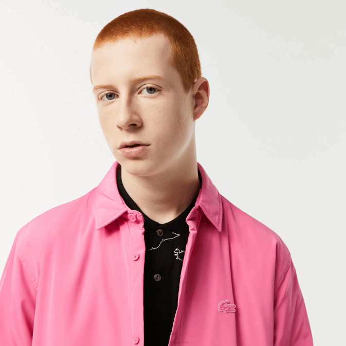 rose 2r3 V6HV498 Hommes Lacoste surchemise déperlante