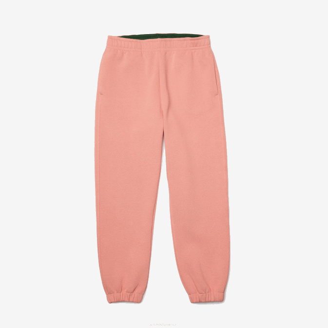 rose 5mm V6HV2424 femmes Lacoste pantalon de jogging en coton mélangé