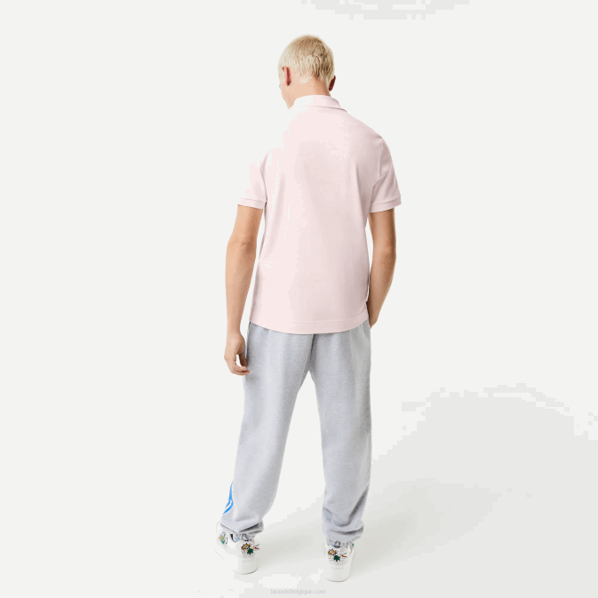 rose clair t03 V6HV576 Hommes Lacoste polo piqué de coton bio