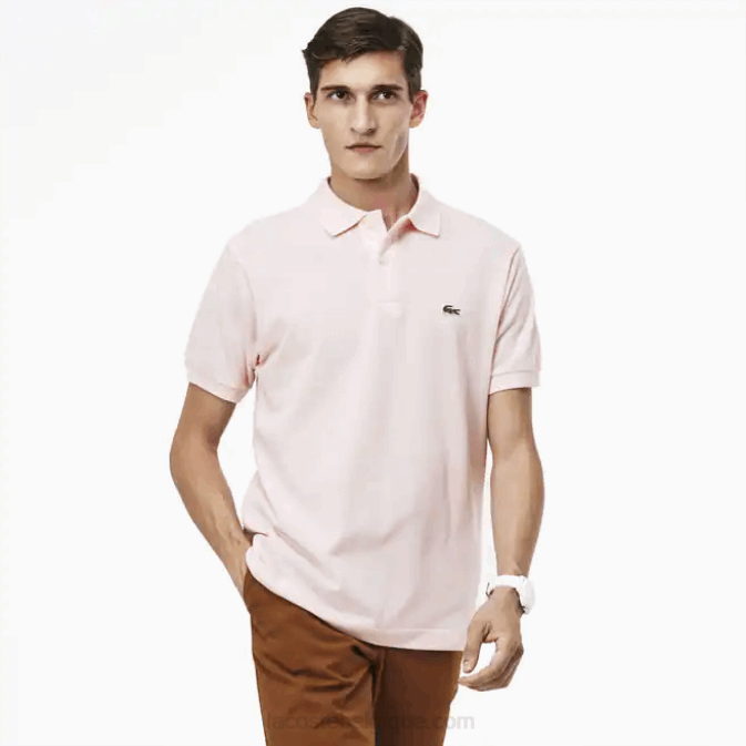 rose clair t03 V6HV703 Hommes Lacoste polo original l1212