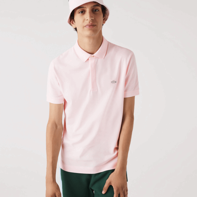 rose clair t03 V6HV835 Hommes Lacoste polo piqué de coton stretch smart paris