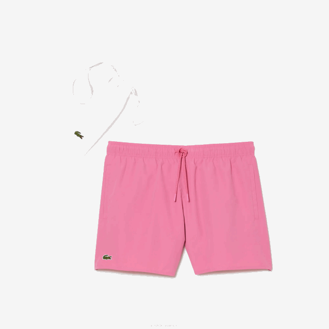 rose vert w4i V6HV533 Hommes Lacoste short de bain léger à séchage rapide