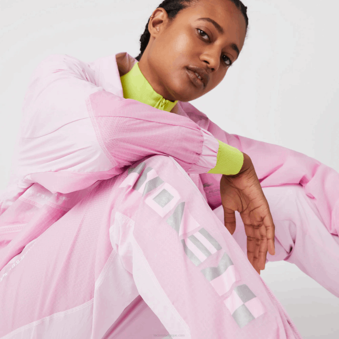 rose z4h V6HV2555 femmes Lacoste pantalon de survêtement à imprimé marin