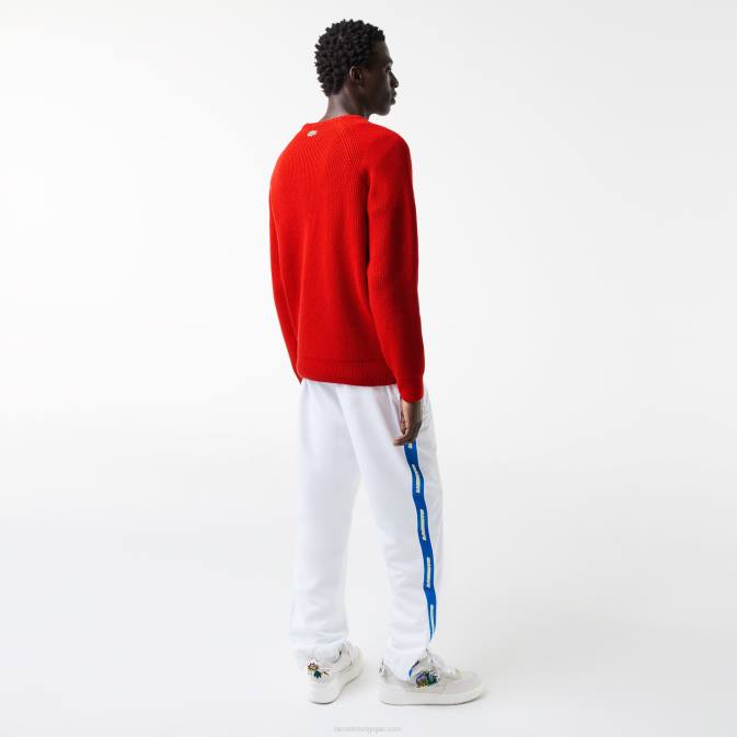 rouge 240 V6HV1382 Hommes Lacoste pull crocodile