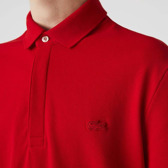 rouge 240 V6HV726 Hommes Lacoste polo piqué de coton stretch smart paris