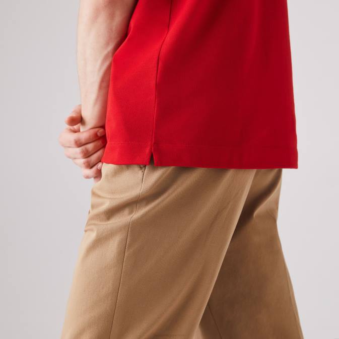 rouge 240 V6HV726 Hommes Lacoste polo piqué de coton stretch smart paris