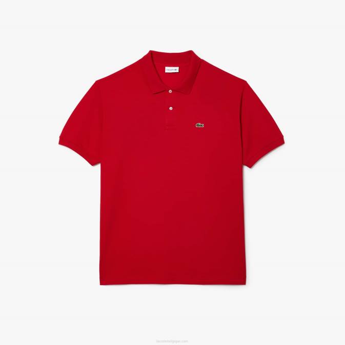 rouge 240 V6HV734 Hommes Lacoste polo en coton petit piqué - grande taille - grand