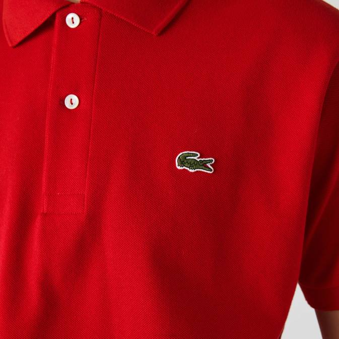 rouge 240 V6HV775 Hommes Lacoste polo original l1212