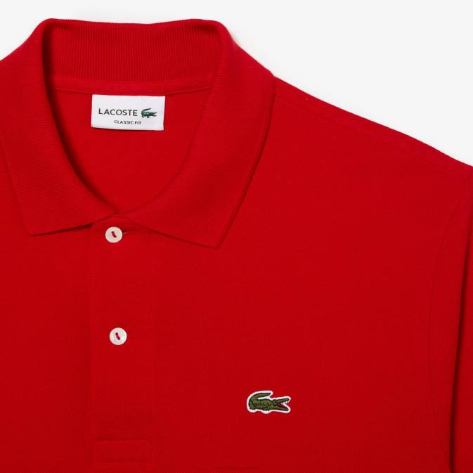 rouge 240 V6HV775 Hommes Lacoste polo original l1212