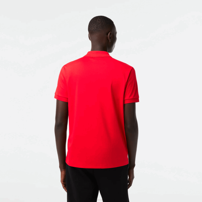 rouge 240 V6HV808 Hommes Lacoste polo coupe classique en coton pima