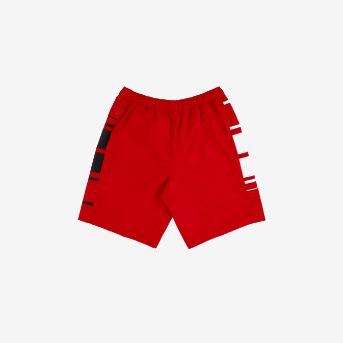 rouge blanc noir cmy V6HV1633 Hommes Lacoste short de sport à rayures