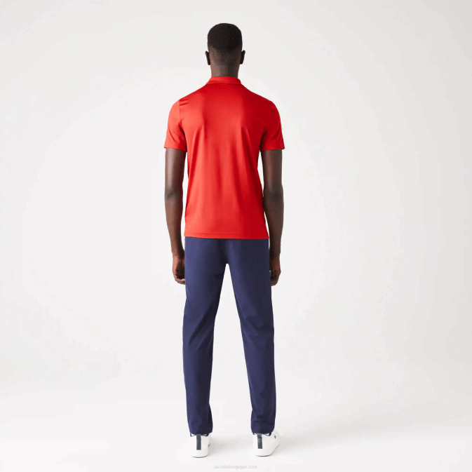 rouge bleu marine 528 V6HV597 Hommes Lacoste polo de golf en jersey de sport