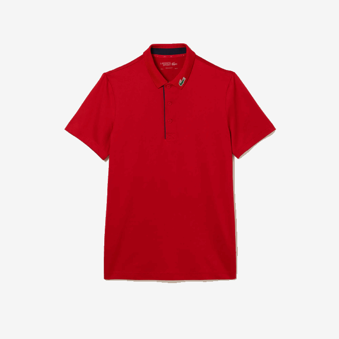 rouge bleu marine 528 V6HV597 Hommes Lacoste polo de golf en jersey de sport