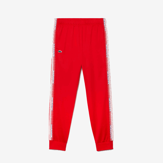s5h rouge V6HV307 Hommes Lacoste pantalon de survêtement de tennis résistant à l\abrasion