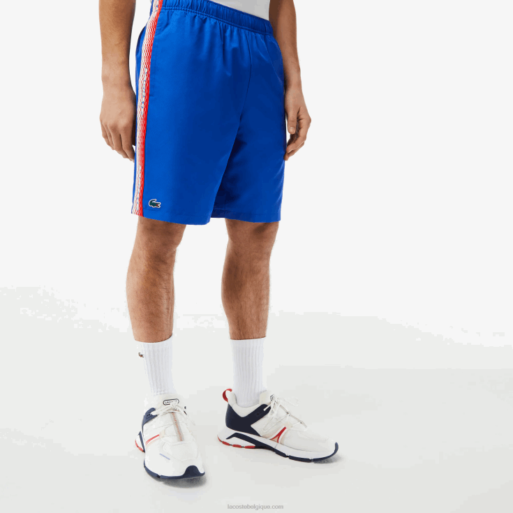 short de tennis en polyester recyclé kxb bleu X8Z4L18 Lacoste Hommes