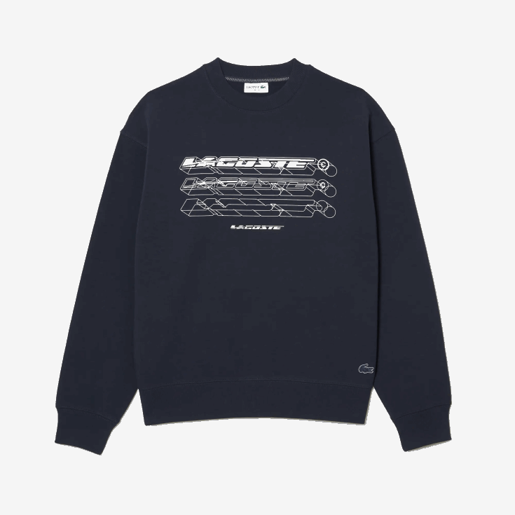 sweat ample à logo kxe bleu X8Z4L7 Lacoste Hommes