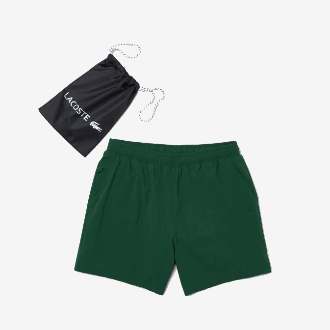 vert 132 V6HV1683 Hommes Lacoste maillot de bain léger