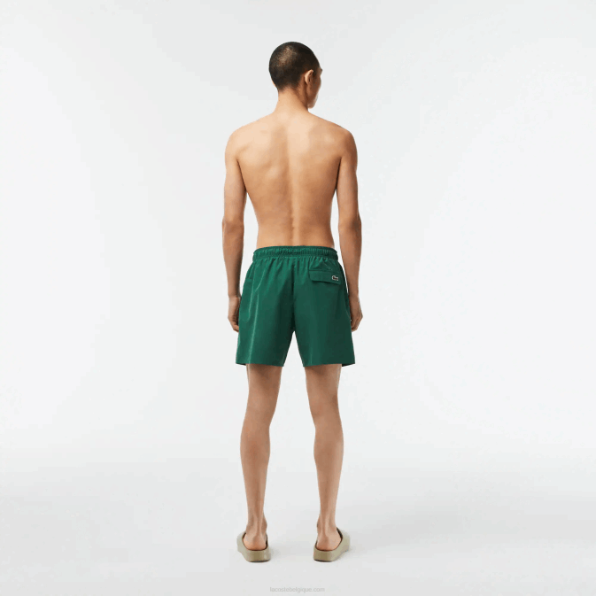 vert 132 V6HV519 Hommes Lacoste maillot de bain à séchage rapide avec sac de voyage