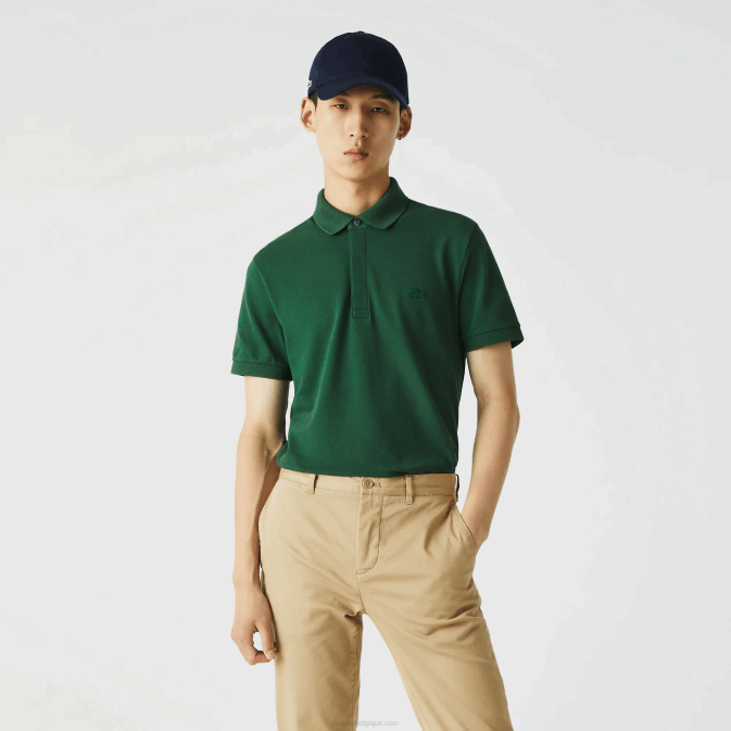vert 132 V6HV658 Hommes Lacoste polo piqué de coton stretch smart paris