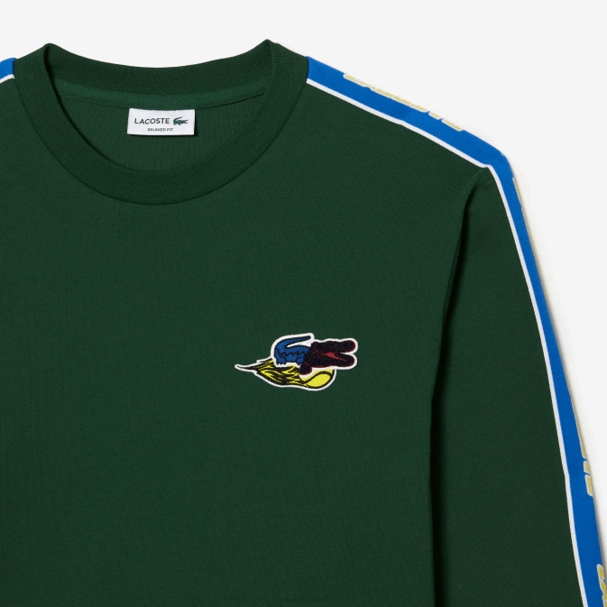 vert 132 V6HV720 Hommes Lacoste t-shirt à logo