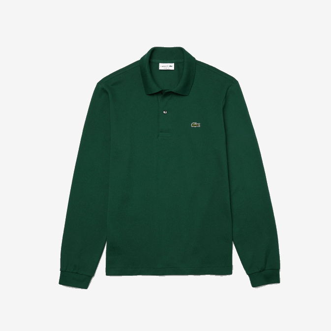 vert 132 V6HV746 Hommes Lacoste polo à manches longues original l1212