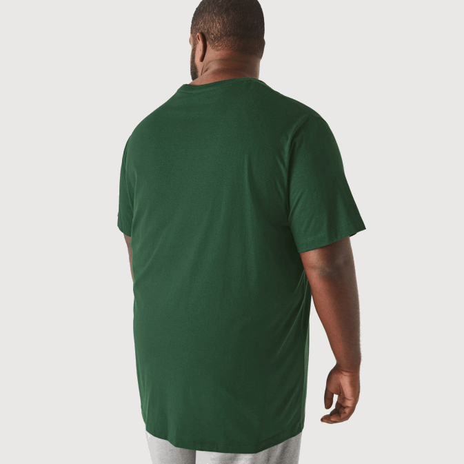 vert 132 V6HV832 Hommes Lacoste t-shirt en jersey de coton xl à col rond