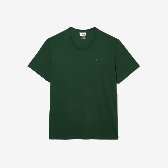 vert 132 V6HV832 Hommes Lacoste t-shirt en jersey de coton xl à col rond