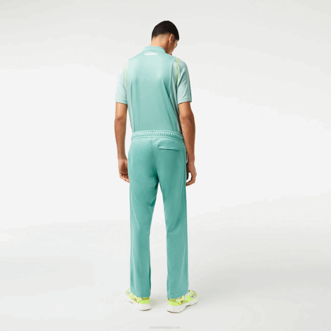 vert 3a4 V6HV337 Hommes Lacoste pantalon de survêtement regular fit en piqué