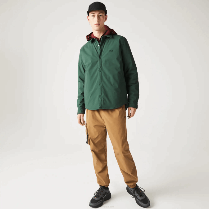 vert 5hx V6HV1570 Hommes Lacoste surchemise imperméable