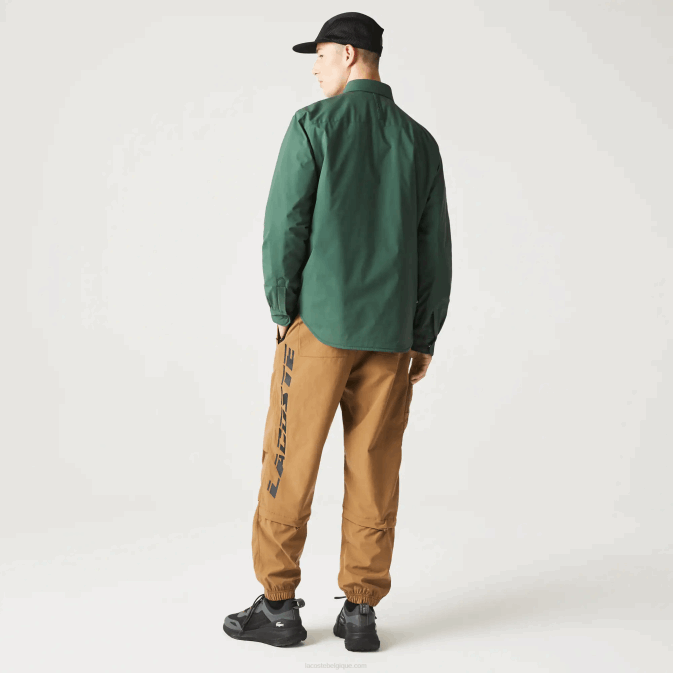 vert 5hx V6HV1570 Hommes Lacoste surchemise imperméable