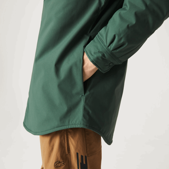 vert 5hx V6HV1570 Hommes Lacoste surchemise imperméable