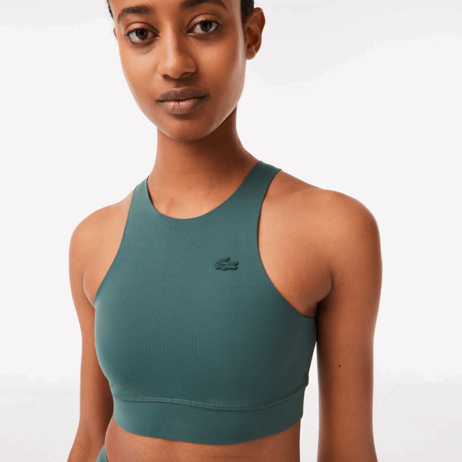 vert 5hx V6HV2549 femmes Lacoste soutien-gorge de sport sans couture