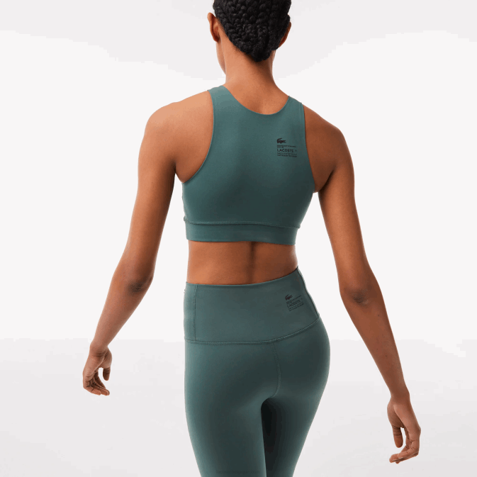 vert 5hx V6HV2549 femmes Lacoste soutien-gorge de sport sans couture