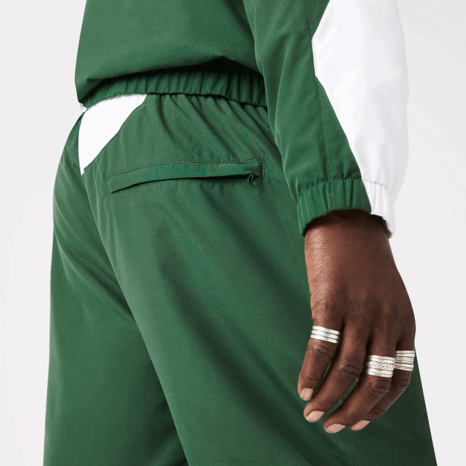 vert blanc 291 V6HV1072 Hommes Lacoste pantalon de jogging à imprimé graphique
