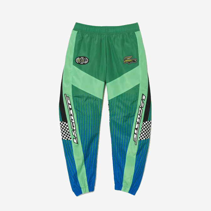 vert bleu chy V6HV338 Hommes Lacoste pantalon de jogging à imprimé damier ombré