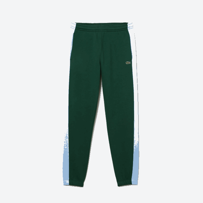 vert bleu dqa V6HV1058 Hommes Lacoste pantalon de jogging à bandes contrastantes
