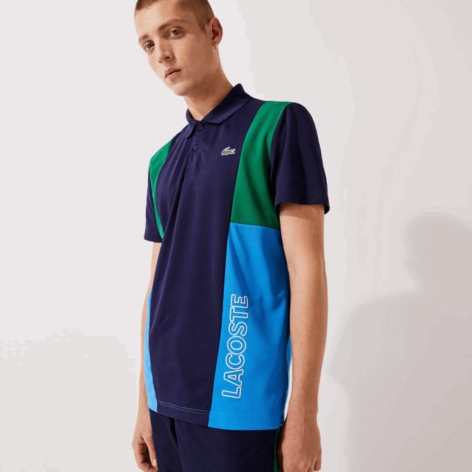 vert bleu marine blanc m7z V6HV1128 Hommes Lacoste pantalon de survêtement sport bandes color block