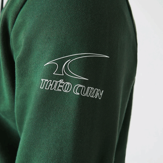 vert bleu marine nl7 V6HV1123 Hommes Lacoste sweat à capuche sport x theo curin en coton bio