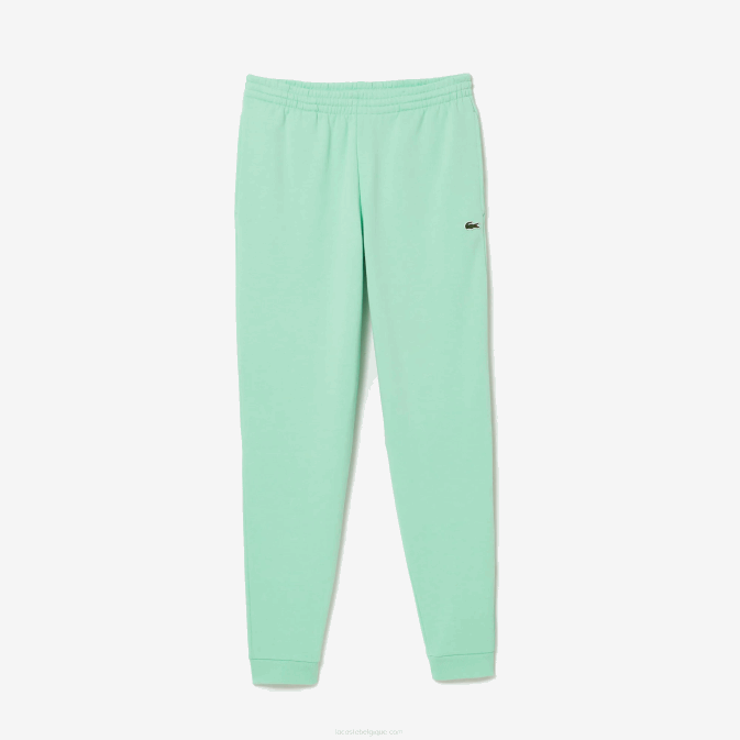 vert clair 0vz V6HV1125 Hommes Lacoste pantalon de survêtement fuselé en polaire