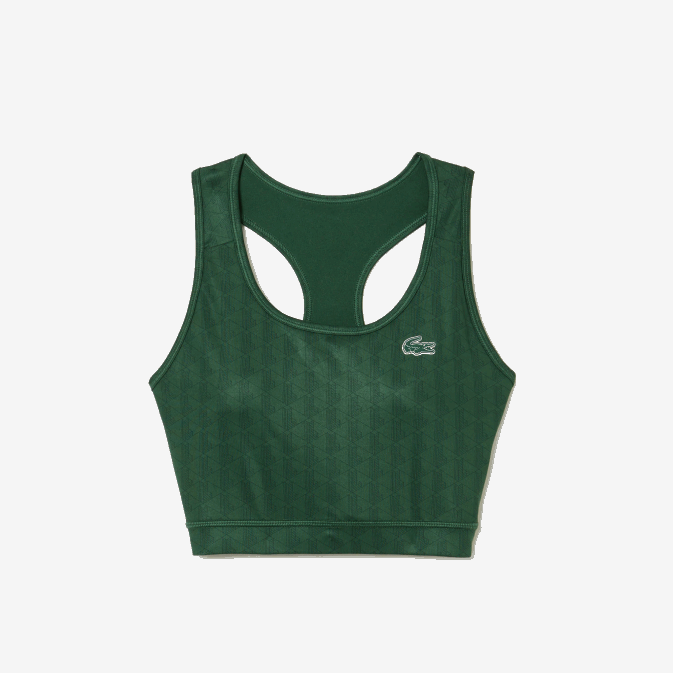 vert d1r V6HV2577 femmes Lacoste soutien-gorge de sport imprimé sport