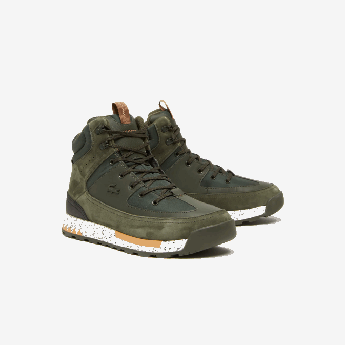 vert foncé  blanc cassé 1x3 V6HV1891 Hommes Lacoste chaussures textile et outdoor urban breaker