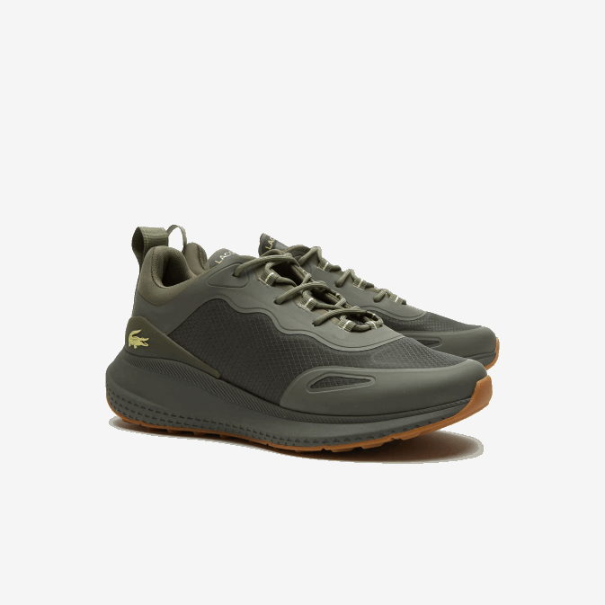 vert foncé dg2 V6HV1886 Hommes Lacoste baskets en textile active 4851