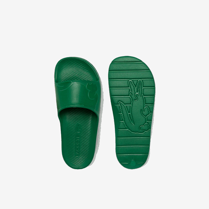 vert gg2 V6HV1814 Hommes Lacoste claquettes en synthétique à logo croco 20