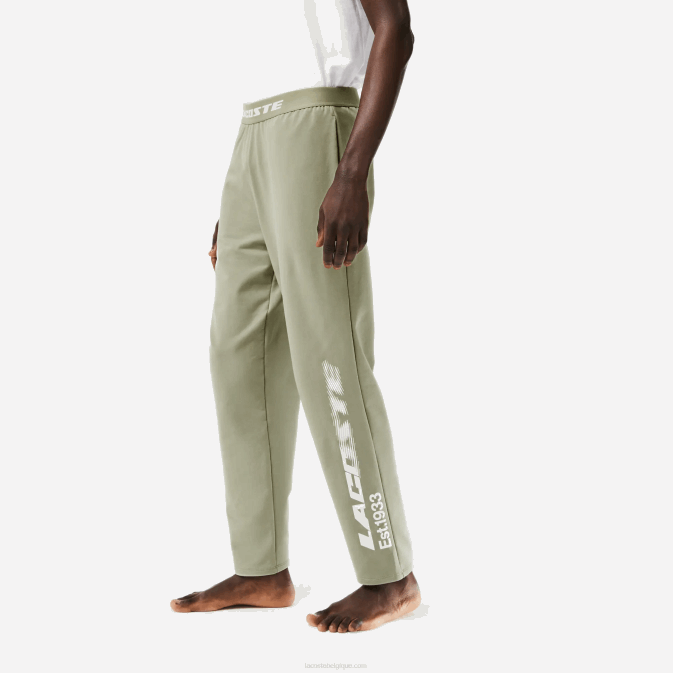 vert kaki g21 V6HV545 Hommes Lacoste pantalon de jogging à logo